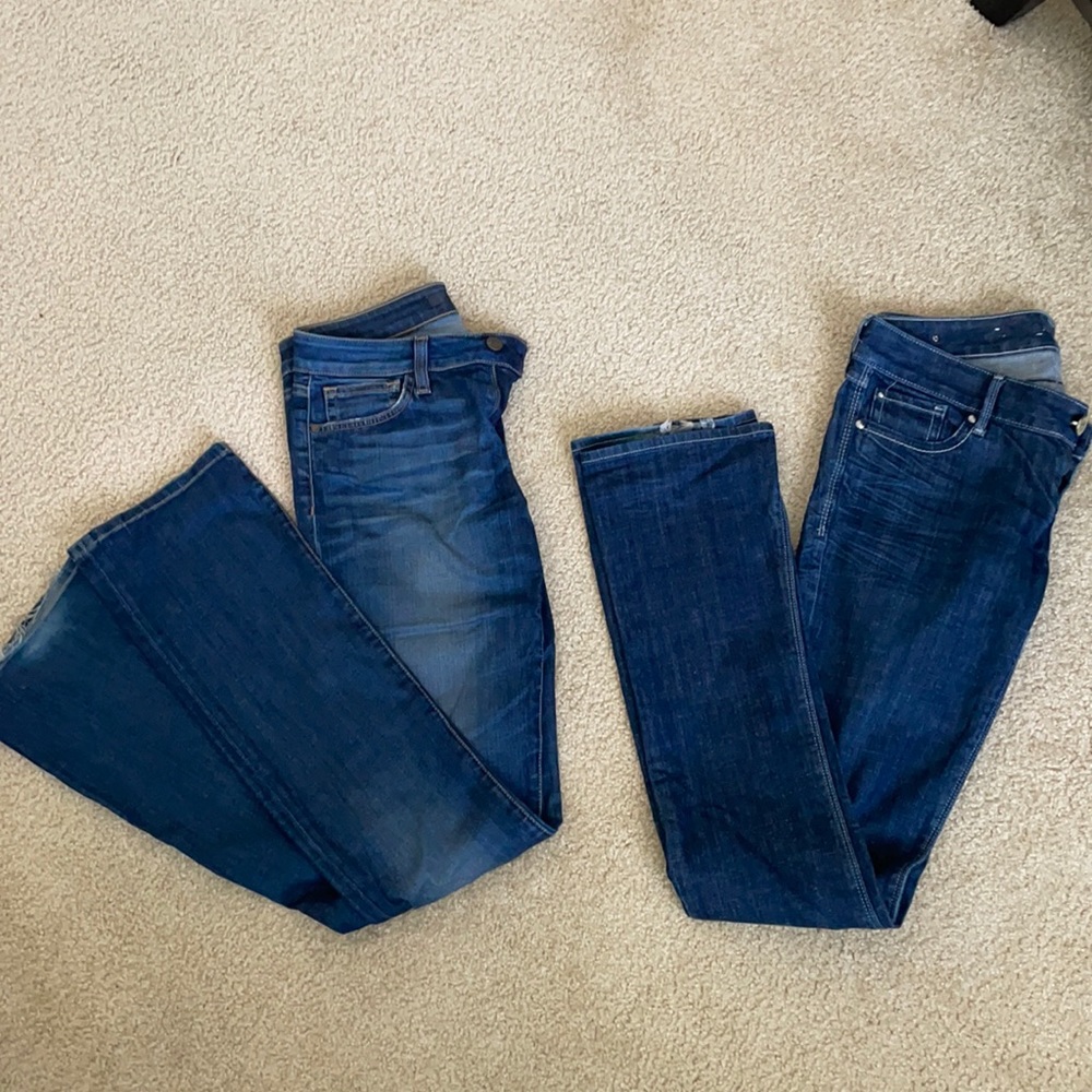Mini boot cut jeans, set of 2